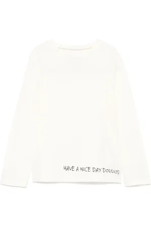 DOUUOD KIDS Playera con logo estampado