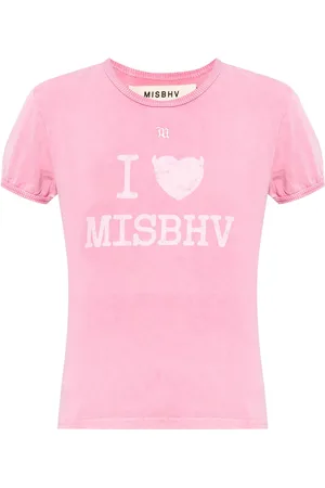 MISBHV Playera con logo estampado