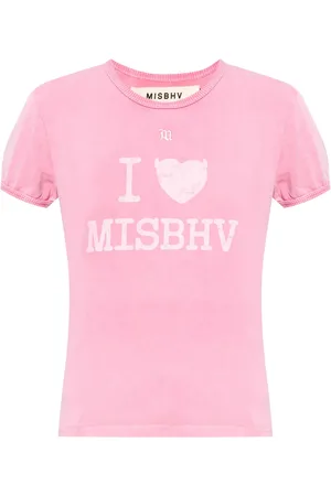 MISBHV Playera con logo estampado