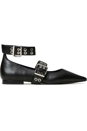 Twin-Set Flats con detalle de tira