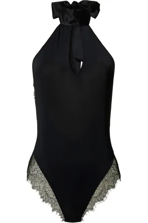 Twin-Set Body con ribete de encaje