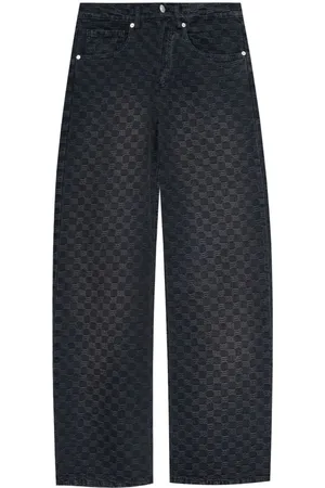MISBHV Jeans con monograma en jacquard