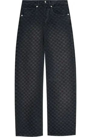 MISBHV Jeans con monograma en jacquard
