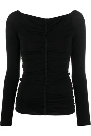 Givenchy Top fruncido de manga larga