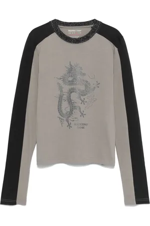 MARTINE ROSE Playera Shrunken