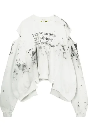 WESTFALL Sudadera con efecto envejecido
