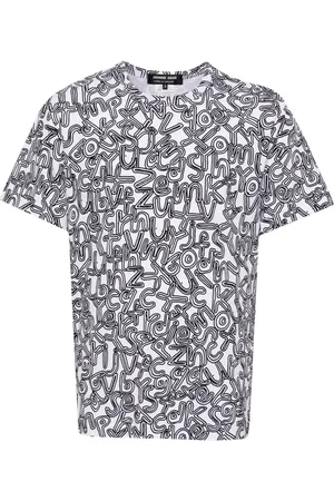Comme des Garçons Playera con estampado gráfico