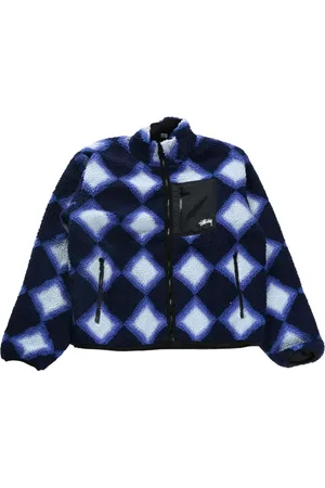 STUSSY Diamond-pattern jacket
