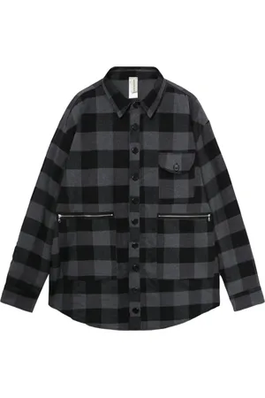 WESTFALL Camisa con cuadros estampados