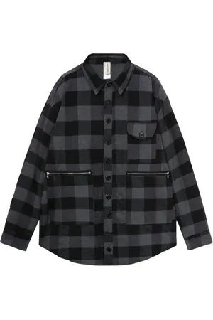 WESTFALL Camisa con cuadros estampados
