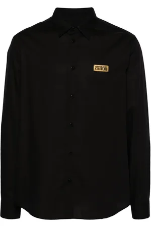 VERSACE Camisa con placa del logo