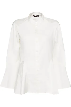 High Blusa acampanada manga larga