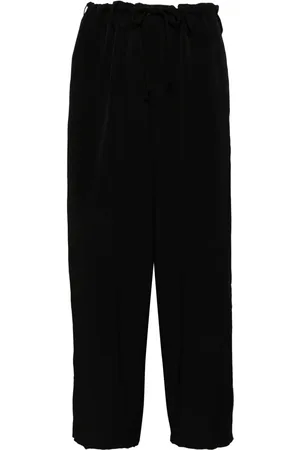 YOHJI YAMAMOTO Pantalones holgados con tiro alto