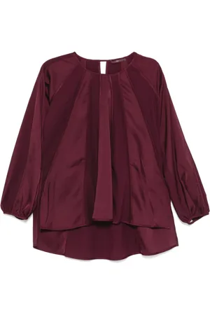High Blusa con paneles