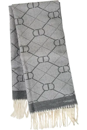 Twin-Set Bufanda con motivo en jacquard