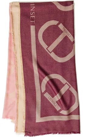 Twin-Set Bufanda con motivo en jacquard