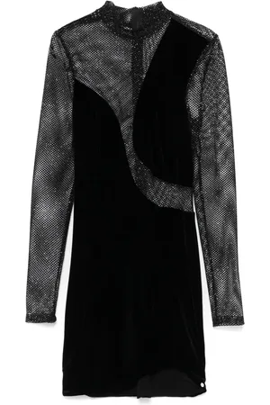 NISSA Vestido corto con detalle de glitter