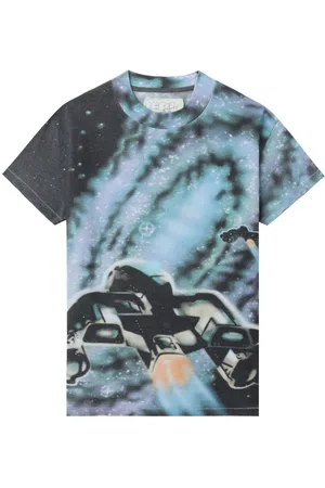 ERL Playera con estampado espacial