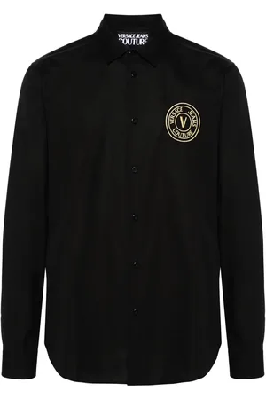 VERSACE Camisa con logo bordado