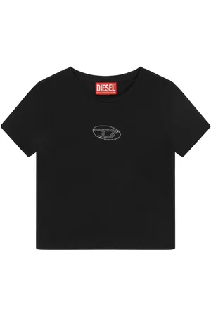 Diesel Playera con detalles de strass