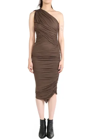 Rick Owens Draped midi dress