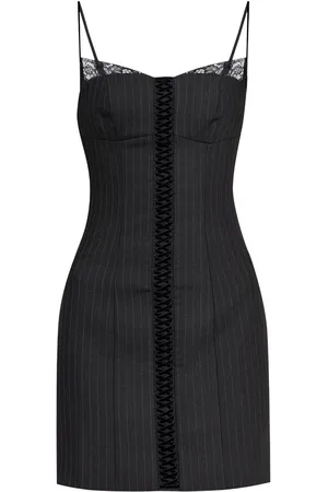 MISBHV Vestido con ribete de encaje