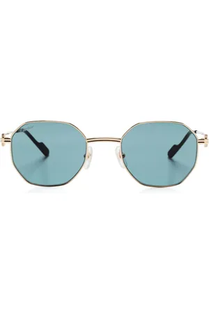 Cartier Lentes de sol con armazón octogonal