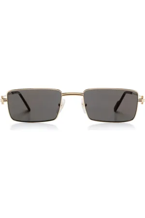 Cartier Lentes de sol con armazón rectangular