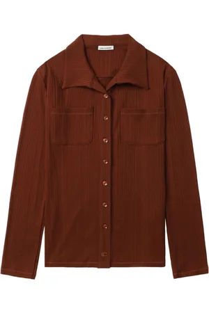 Low Classic Camisa de canalé fino