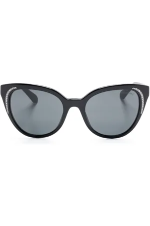 Swarovski Lentes de sol con detalles de cristal