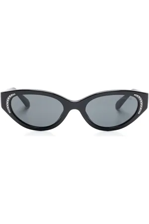 Swarovski Lentes de sol con detalles de cristal