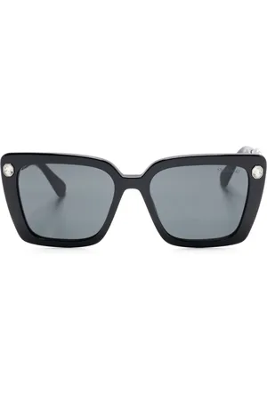 Swarovski Lentes de sol con detalles de cristal