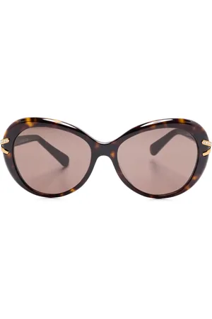 Swarovski Lentes de sol con detalles de cristal