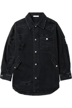 Helmut Lang Camisa con efecto envejecido
