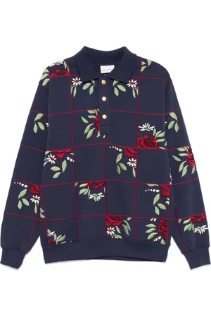 Drôle de Monsieur Top La Polo Patchwork Fleurs