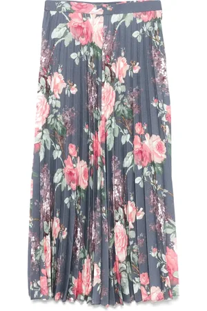 JUNYA WATANABE Falda midi con estampado floral