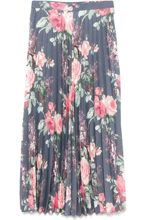 JUNYA WATANABE Falda midi con estampado floral