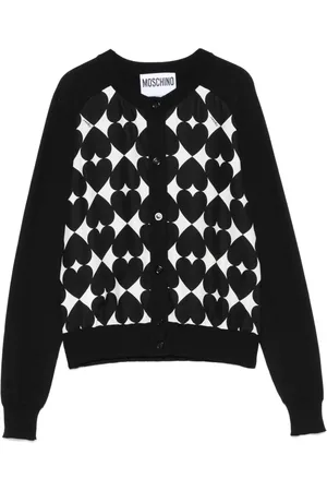 Moschino Cárdigan con corazones estampados