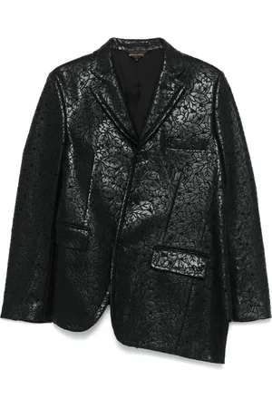 Comme des Garçons Blazer asimétrico con diseño en relieve