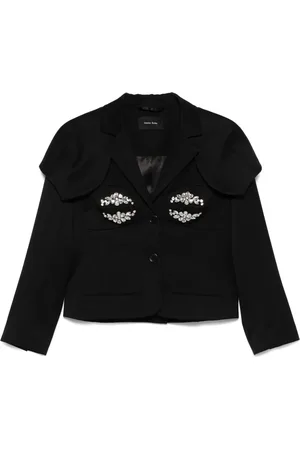 Simone Rocha Chamarra con detalles de cristal