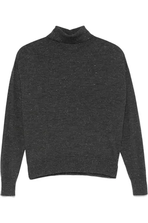 PESERICO SIGN Suéter con cuello vuelto y detalle de lurex