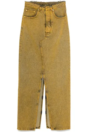 Maison Margiela Falda larga de mezclilla
