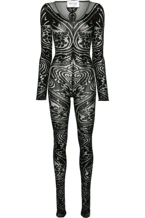 Wolford Jumpsuit Body Tattoo en colaboración con ETRO