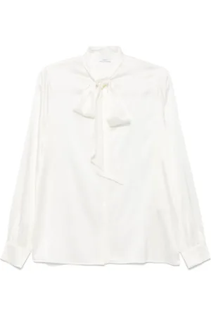 LARDINI Camisa de satén manga larga