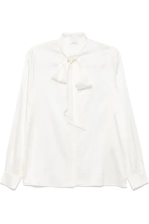 LARDINI Camisa de satén manga larga