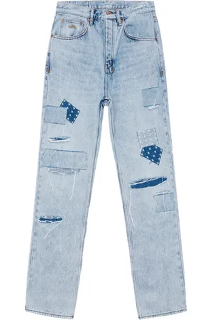 KSUBI Jeans con diseño patchwork