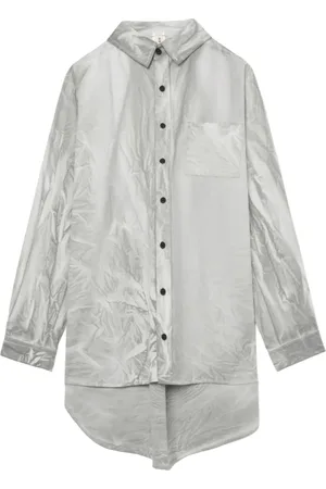 WESTFALL Camisa con efecto arrugado