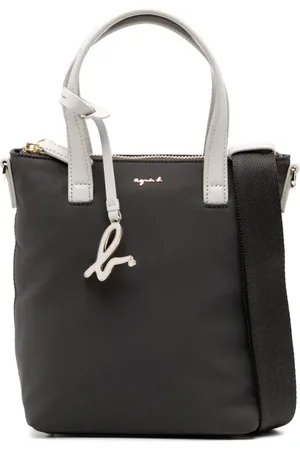 AGNÈS B. Bolsa crossbody con logo en relieve