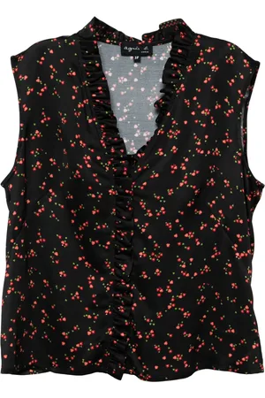 AGNÈS B. Top con estampado floral