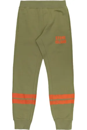 Stone Island Pants con logo estampado